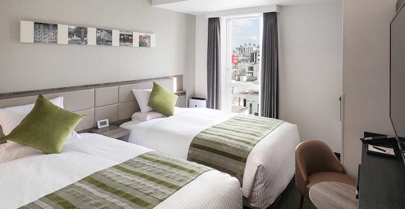 ツインルーム限定 レイトチェックアウトプラン チェックアウト12時 ポイント最大10倍プラン ホテルマイステイズ名古屋錦 一休 Comビジネス