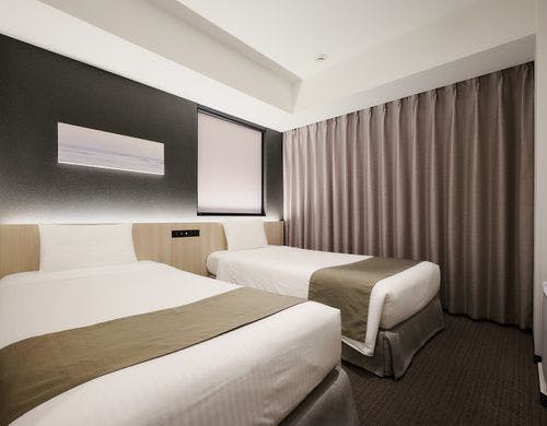 スタンダードツインのお部屋です。
