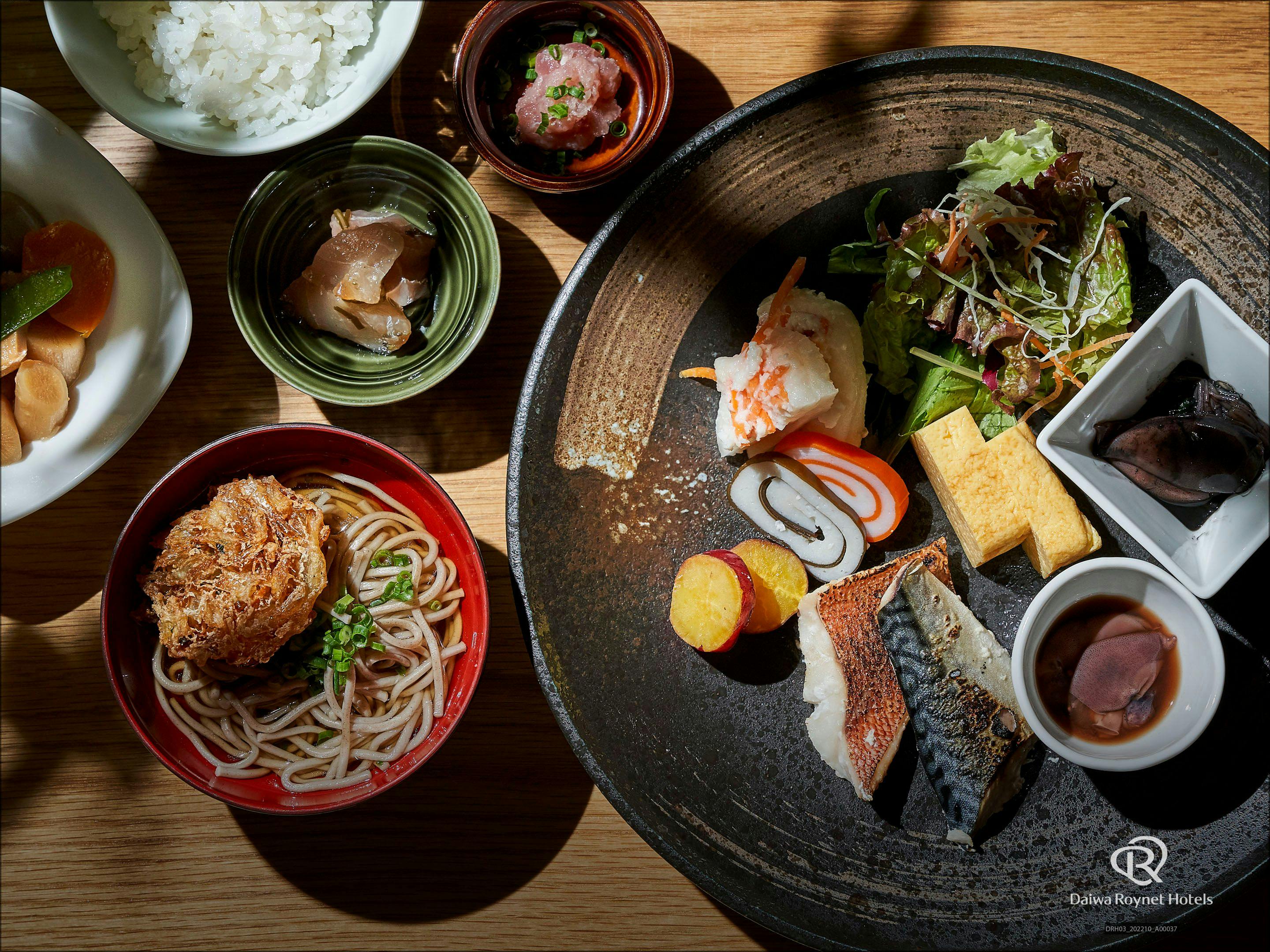 盛り付け例（和食）