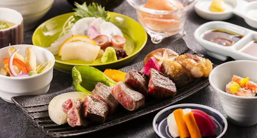 【1泊2食プラン】「ステーキ御膳」のご夕食付き