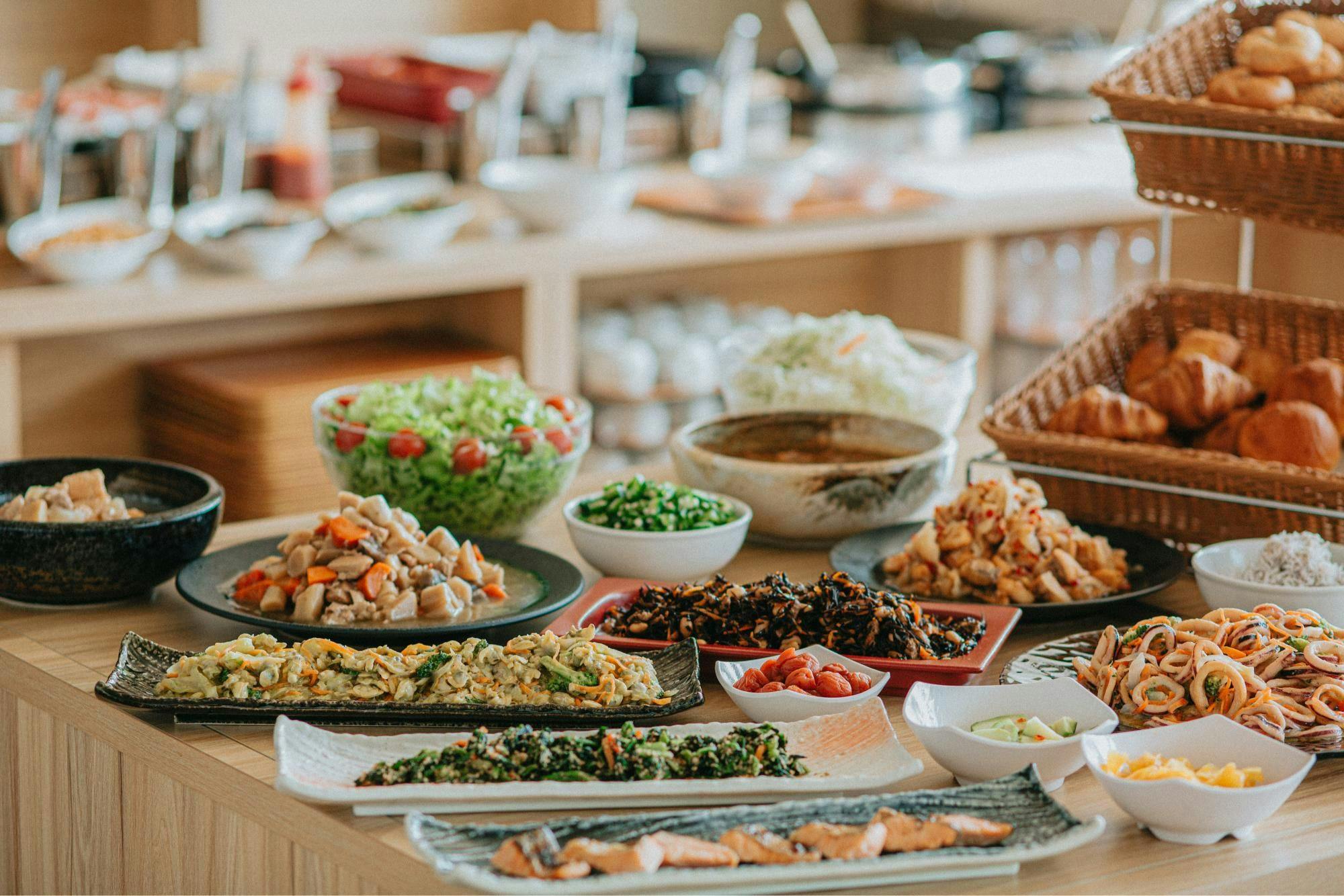 บุฟเฟ่ต์อาหารเช้า 'รสชาติร้านอาหาร' ที่โกซากุโซ