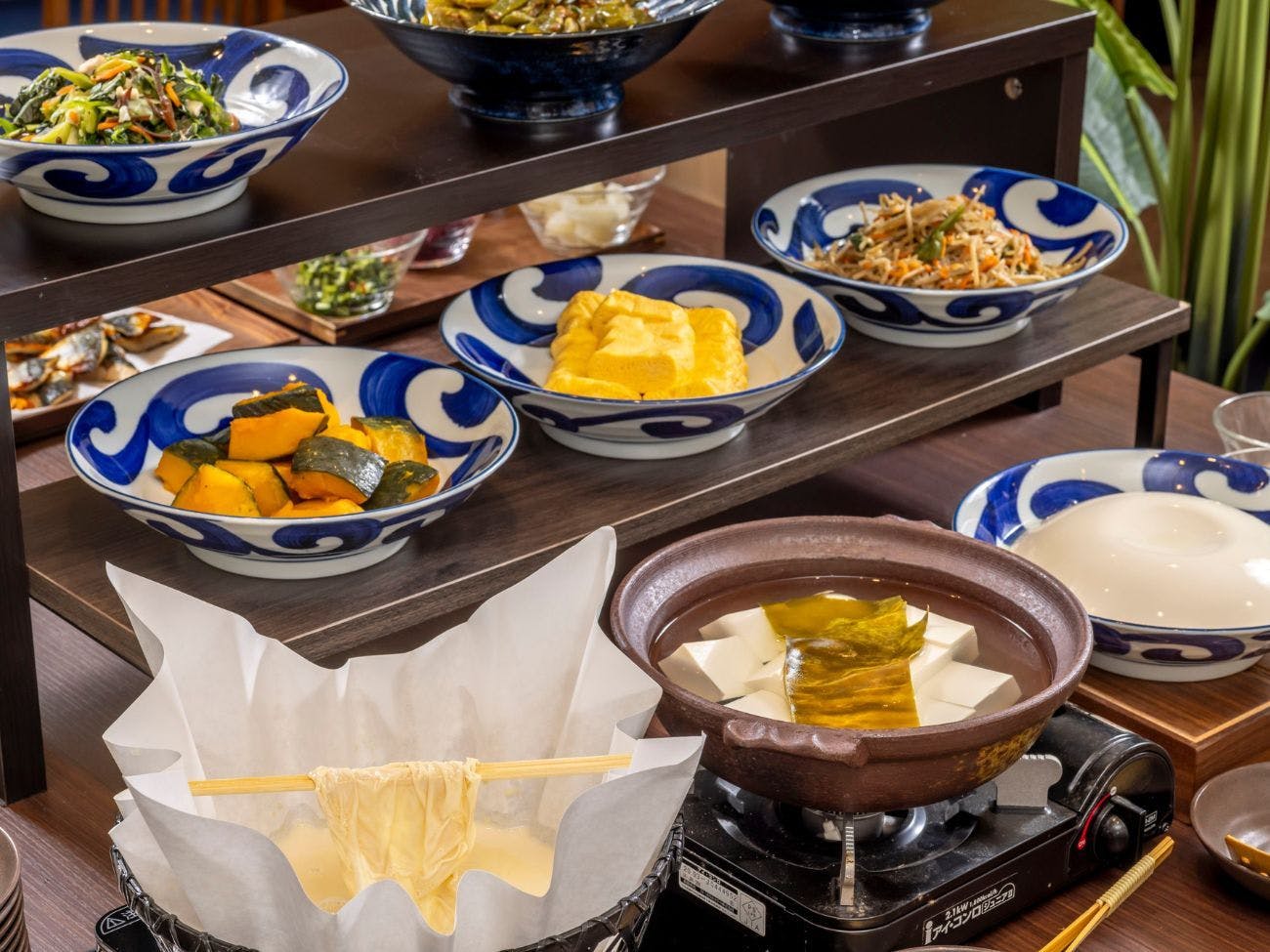 朝食ビュッフェ