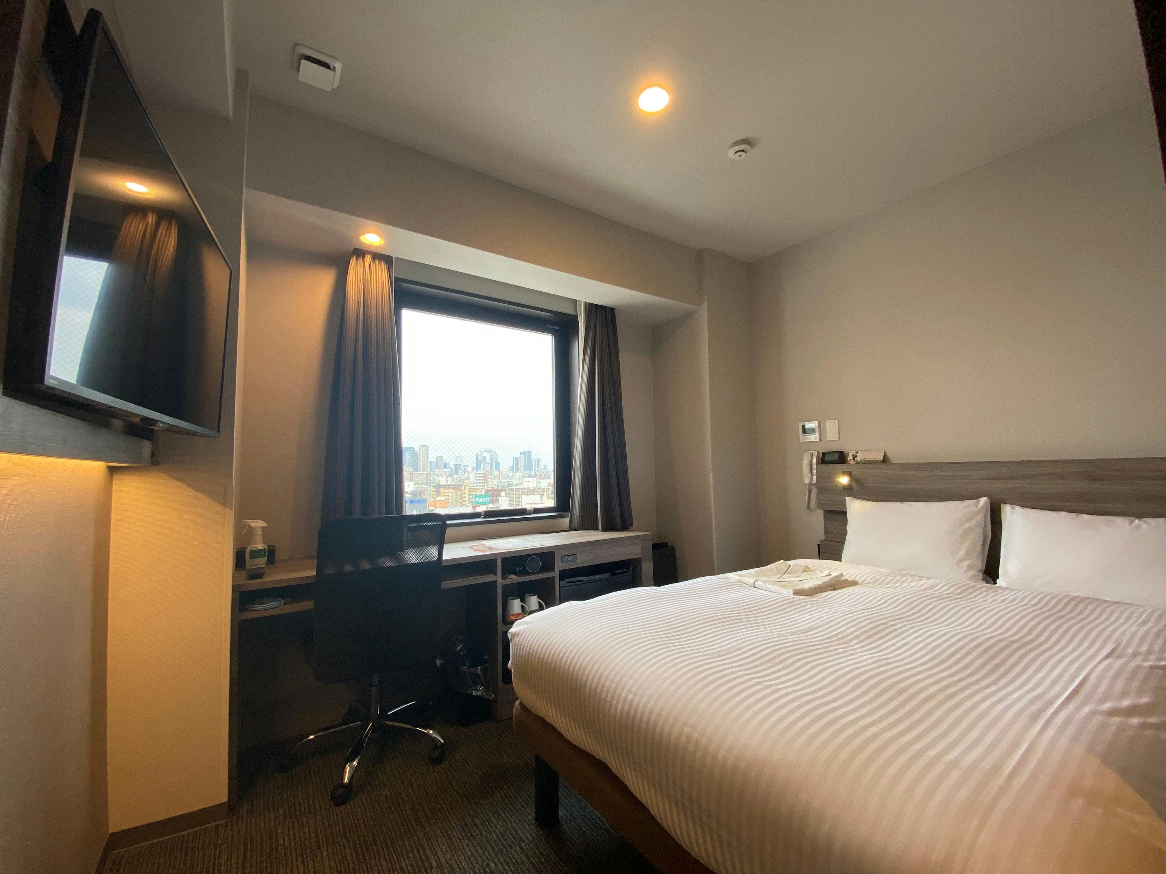 【ปลอดบุหรี่】ห้องเตียงคู่