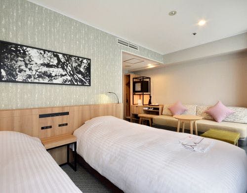 3名様でのご宿泊時はソファーベットご用意