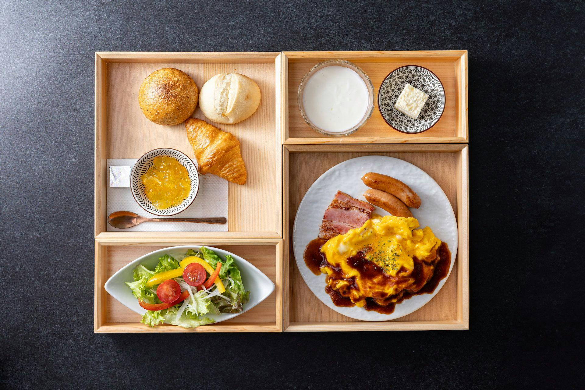 【無料朝食付】全4種から選べる豪華朝食ご膳＜2025年4月オープン＞