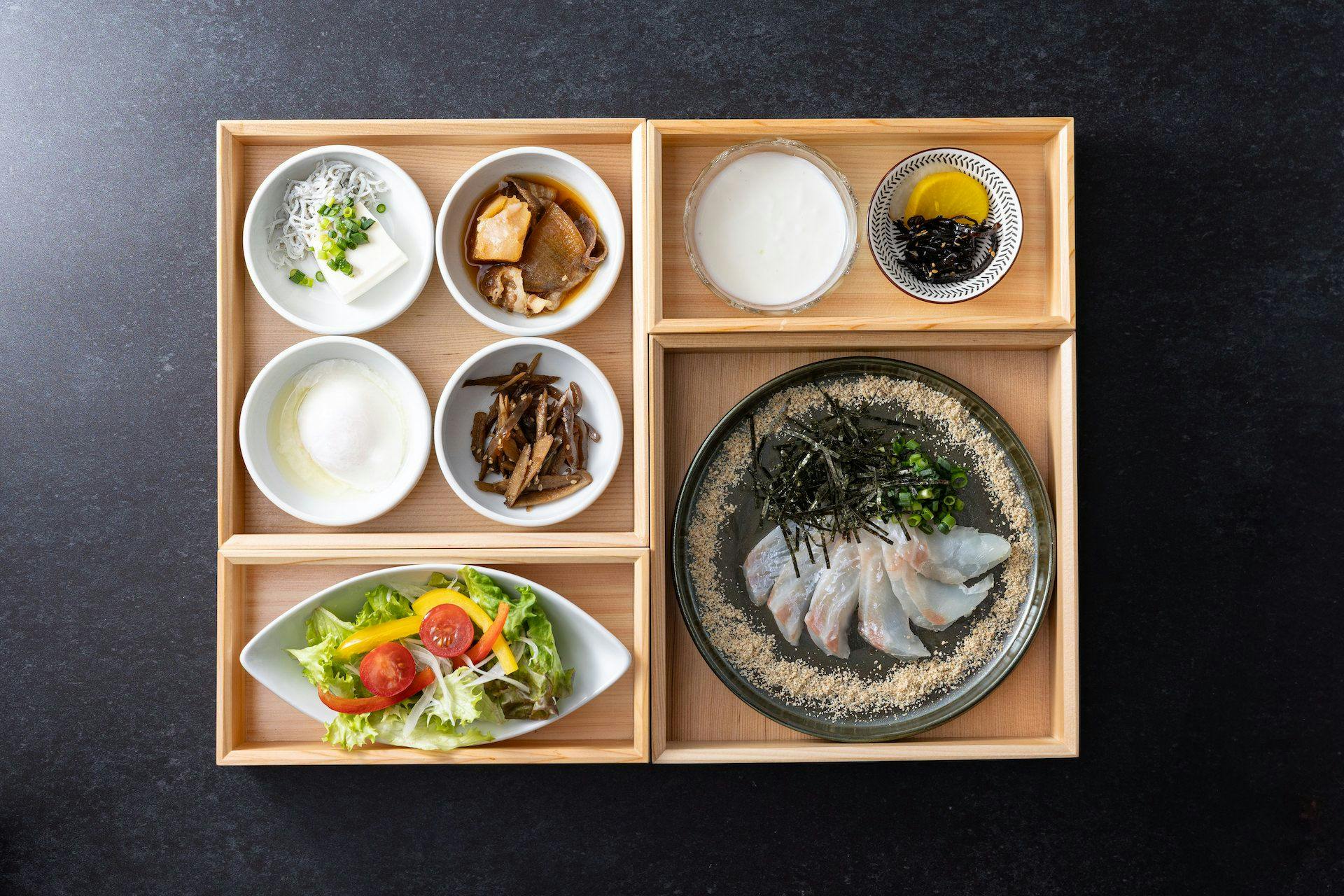 自家製胡麻鯛茶漬け