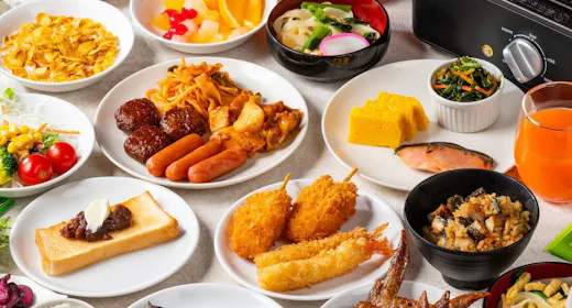 【朝食付き】名古屋めしを朝から堪能!和洋30種類以上のビュッフェ付き