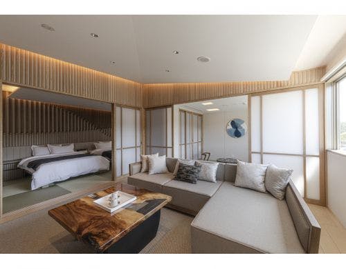 スイートルームリビング