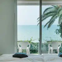 ห้องพักพร้อมวิวทะเลแบบอินฟินิตี้