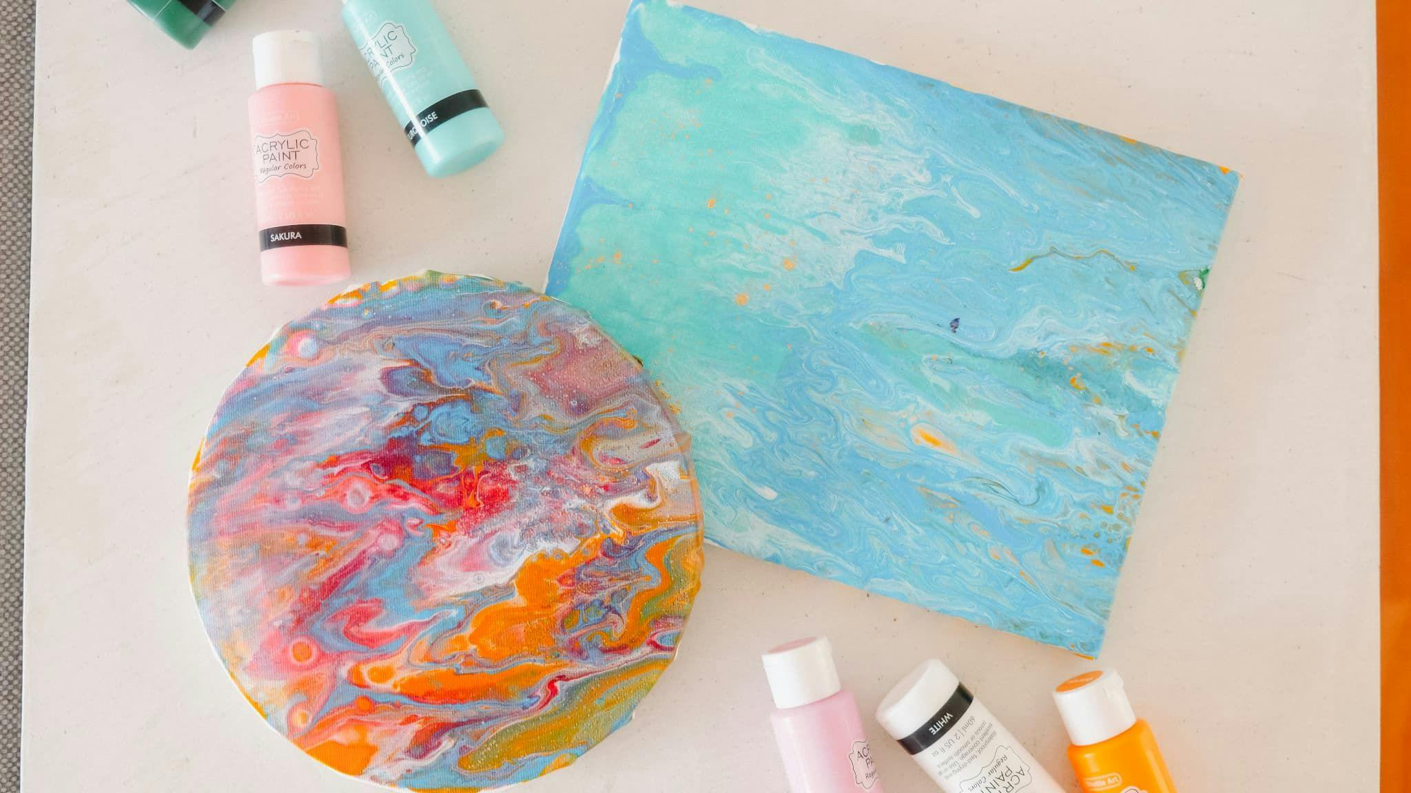 ศิลปะฟลูอิดที่ง่ายสำหรับผู้เริ่มต้น