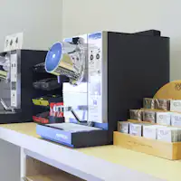 フロント・ロビー(コーヒーマシン)