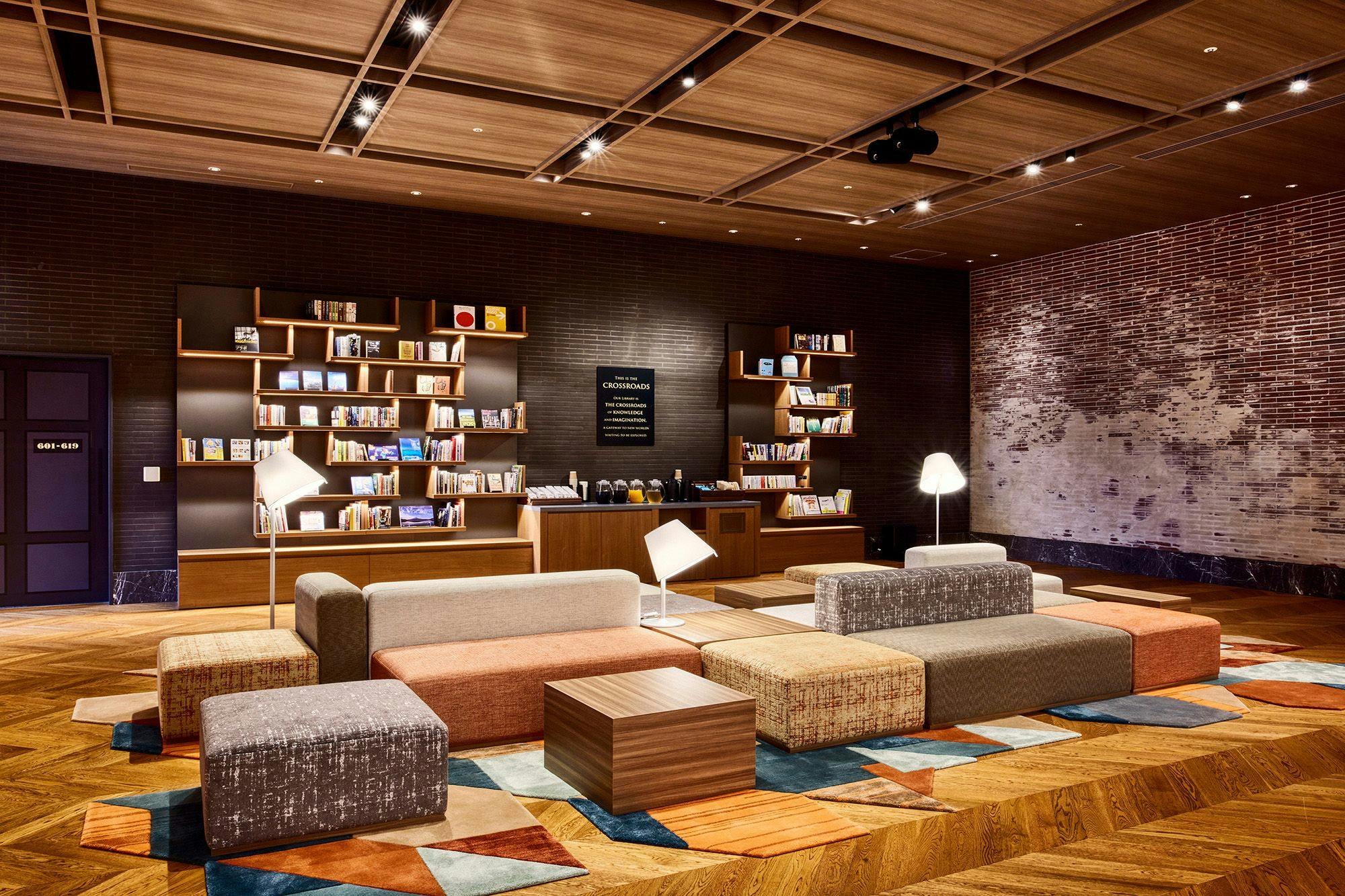 IN THE LIBRARY hotel and books TOKOROZAWA