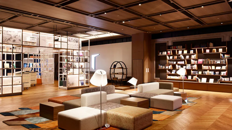 IN THE LIBRARY hotel and books TOKOROZAWA
