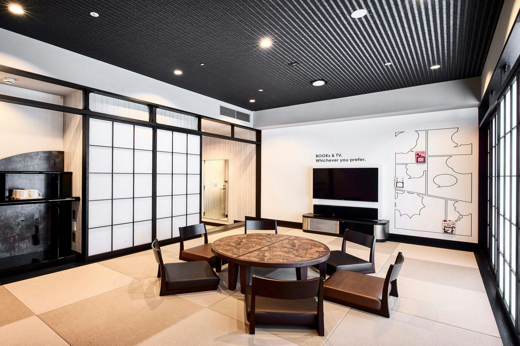 IN THE LIBRARY hotel and books TOKOROZAWA