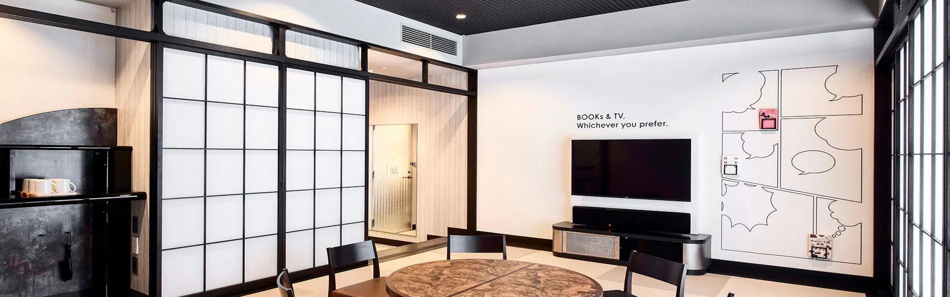 IN THE LIBRARY hotel and books TOKOROZAWA