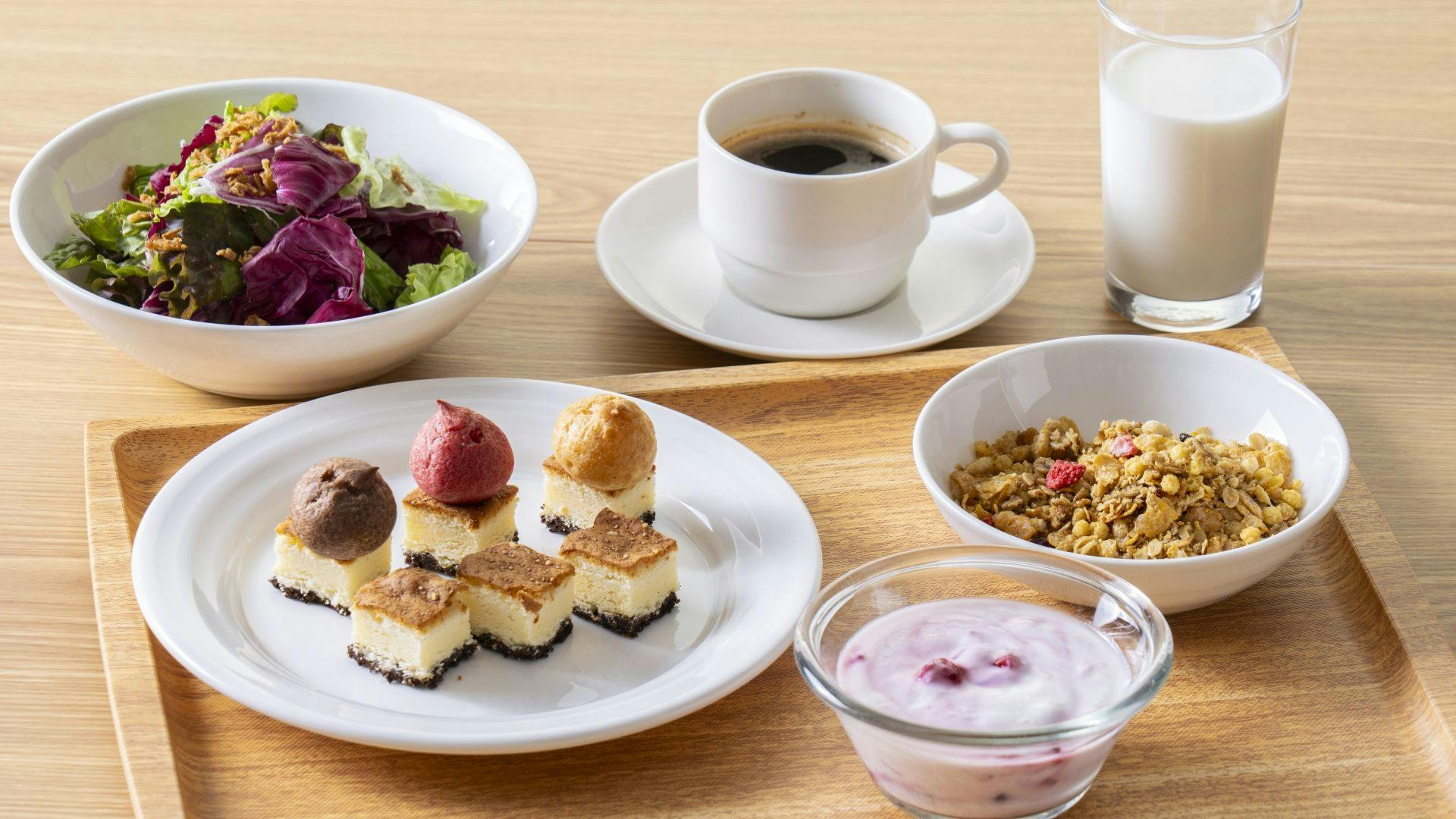 朝食ビュッフェ
