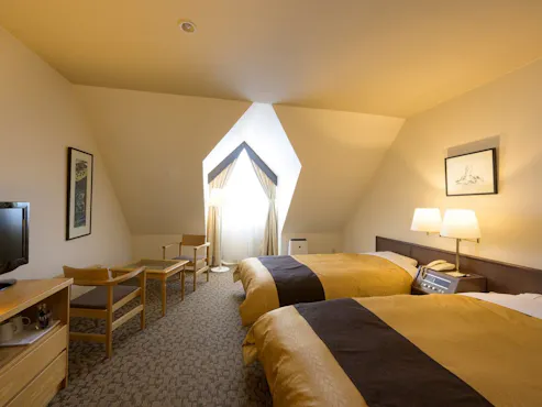 ห้องพักเตียงคู่ 20 ตร.ม.