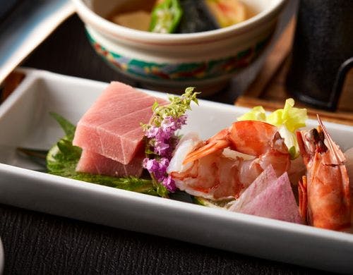 *千会席：鮮魚の四種盛り（イメージ）