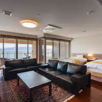 ห้องพักพร้อมอ่างอาบน้ำกลางแจ้ง