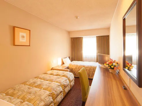 ห้องพักแบบเตียงคู่ราคาประหยัด