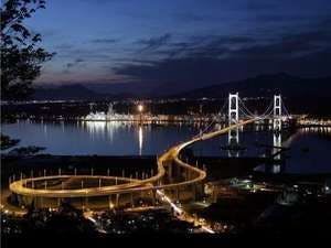 Pemandangan malam Muroran