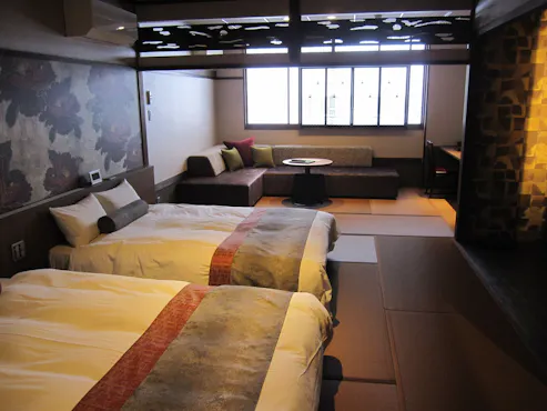 ห้องสไตล์ตะวันตก เตียง 2 เตียง