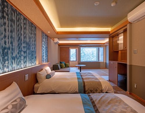 囲炉裏付きビューバス客室1