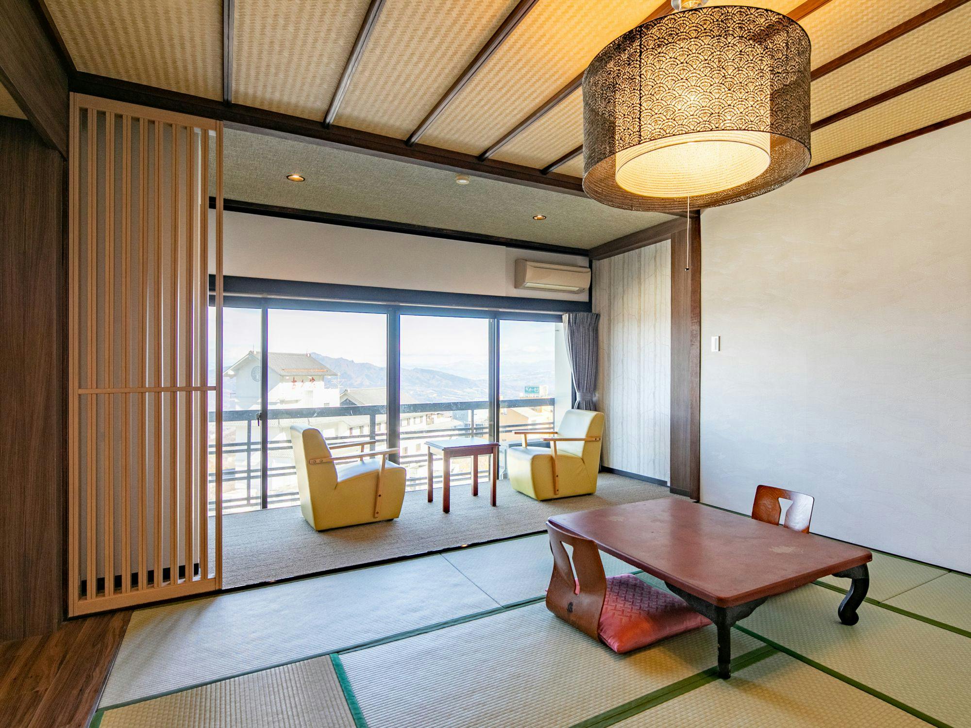 [Kamar Lantai Tinggi・Pemandangan] Kamar Gaya Jepang 10 Tatami