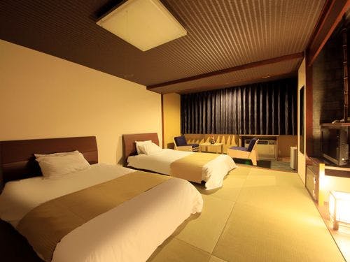 【和ツイン】ローベッドバス・トイレ付き