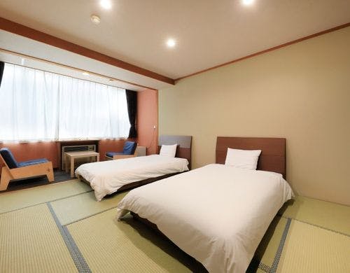 【和ツイン】ローベッドバス・トイレ付き