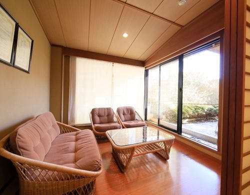 坪庭付和室／露天風呂付