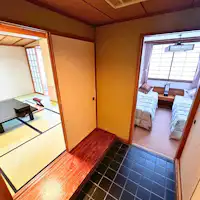 【Bilik Gaya Jepun dan Barat / Jenis Berasingan】Bilik Tatami 10 Tikar + Katil Twin