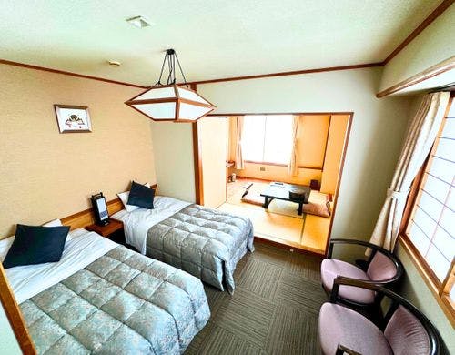 【和洋室】和室4.5帖＋洋室ツインタイプ