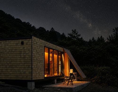 自然と星空をお楽しみいただけるキャビン