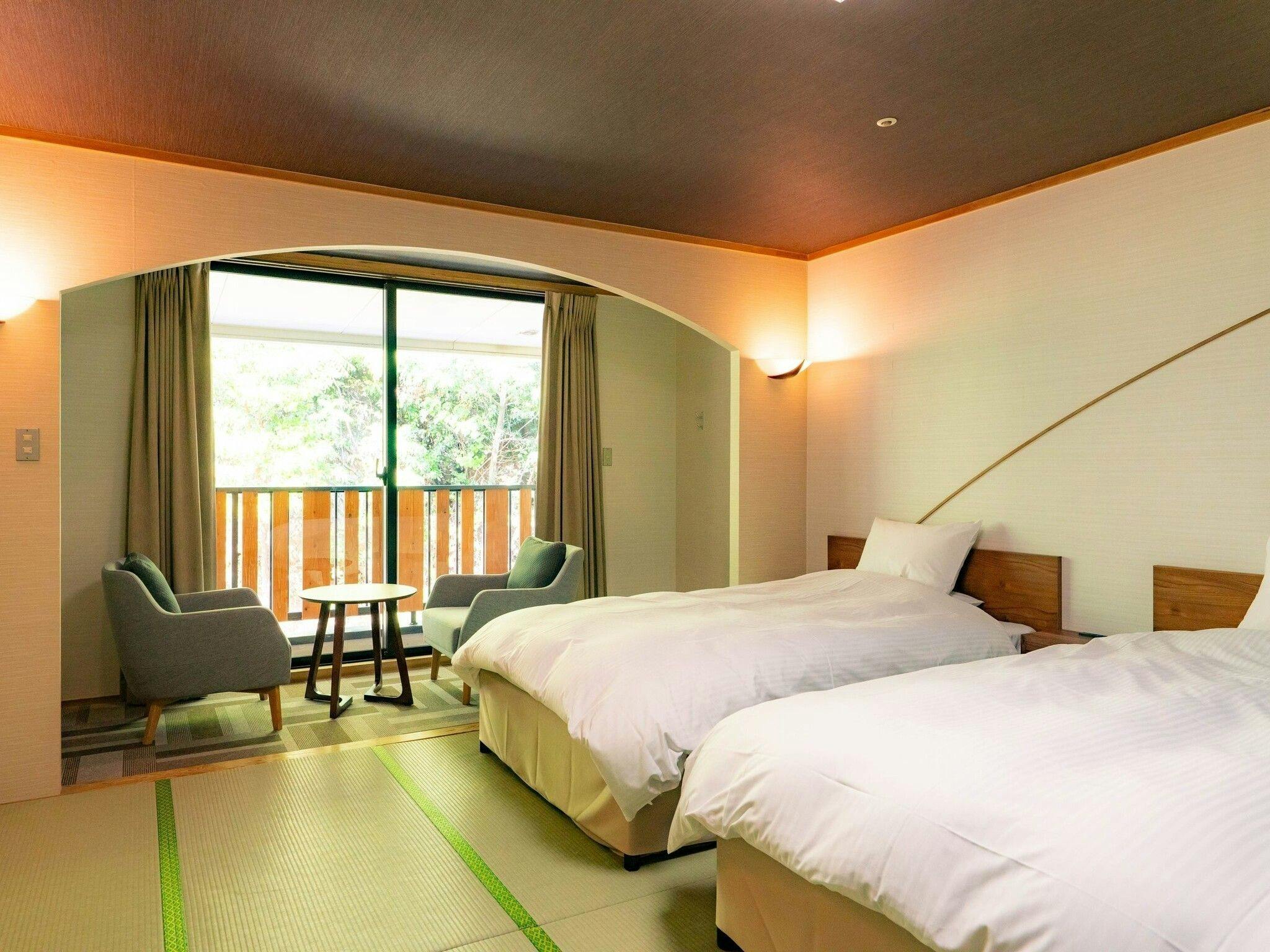 【อาคารเสริม】ห้องพักสไตล์ญี่ปุ่นพร้อมเตียง