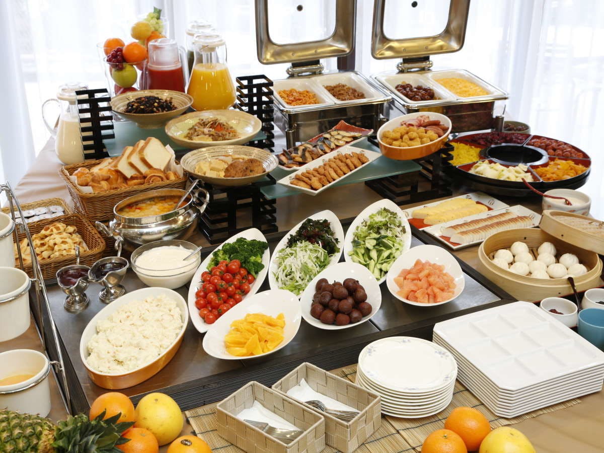 ตัวอย่างบุฟเฟ่ต์อาหารเช้า