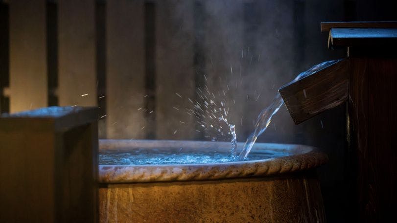 ห้องพิเศษพร้อมอ่างอาบน้ำกลางแจ้ง