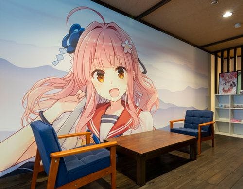 温泉むすめ「湯郷美彩」コンセプトルーム