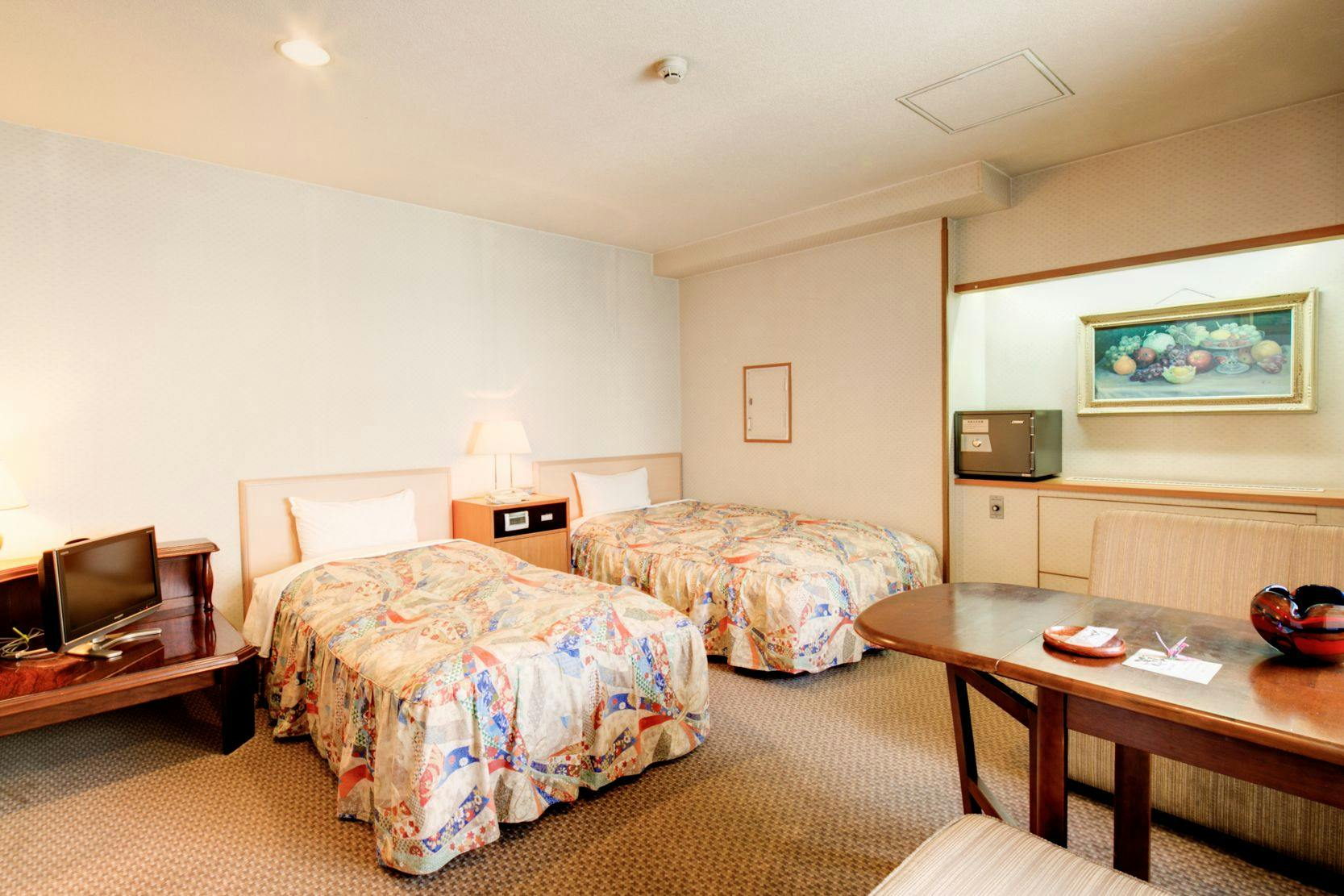 【ห้ามสูบบุหรี่】ห้องเตียงคู่