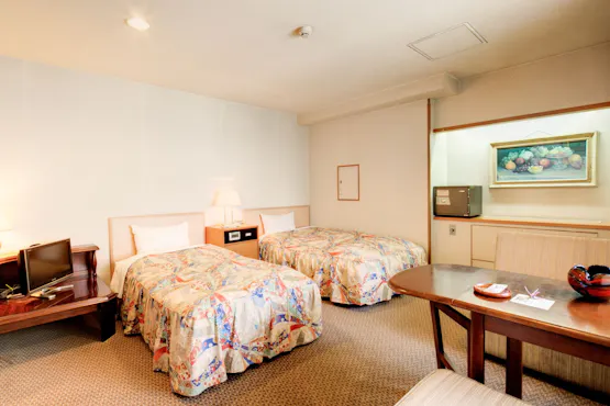 【ห้ามสูบบุหรี่】ห้องเตียงคู่