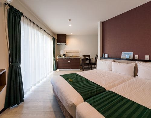 キッチン付きツインルーム