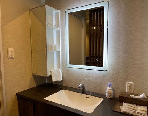 女優ミラー付洗面化粧台