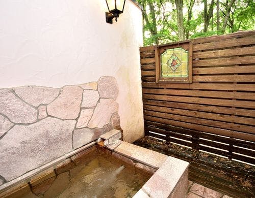 天蓋付ダブル112号室-露天風呂