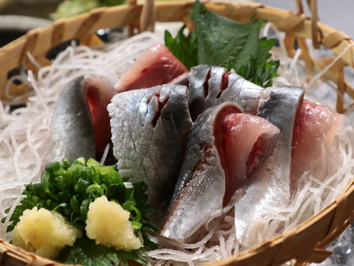 【อาหาร】ซาชิมิปลาทู★ตัวอย่างของคอร์สอาหารทะเลทั้งหมด