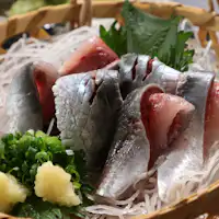 【อาหาร】ซาชิมิปลาทู★ตัวอย่างของคอร์สอาหารทะเลทั้งหมด