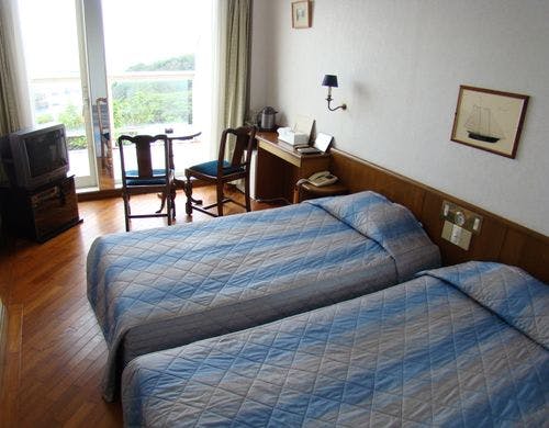 1階テラスの外からは太平洋一望。