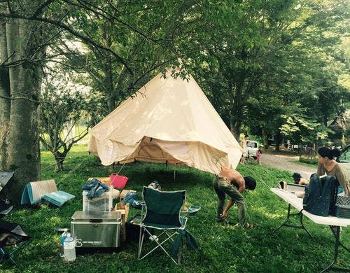 大型ベルテント設置例