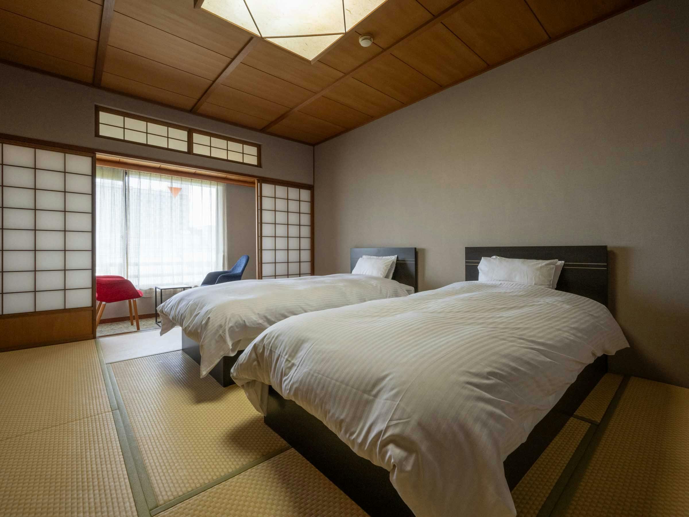 Kamar Twin Gaya Jepang, Bebas Rokok