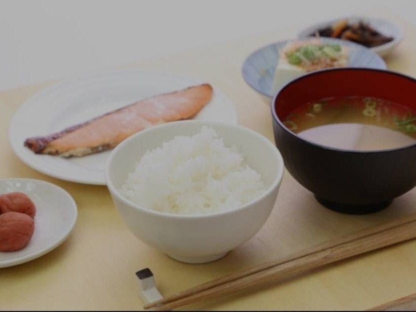 ตัวอย่างอาหารเช้า (แบบญี่ปุ่น)