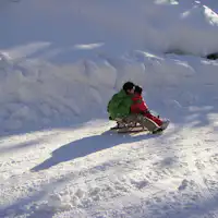 ทั้งผู้ใหญ่และเด็กเล่นหิมะต้องที่ยามาจิ!